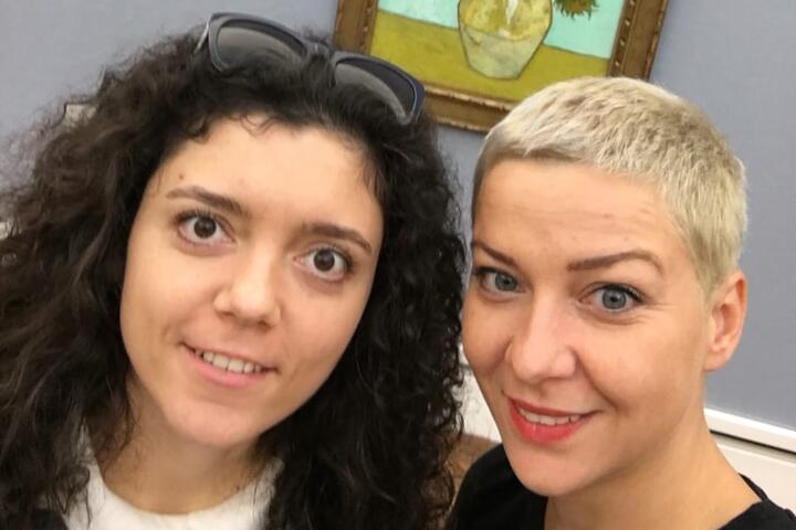 Татьяна Хомич и Мария Колесникова. Фото из личного архива Татьяны Хомич