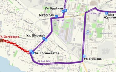 Схема движения от 