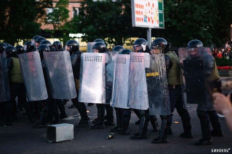 Акция протеста в Бресте 10 августа 2020 года Фото: binkl.by