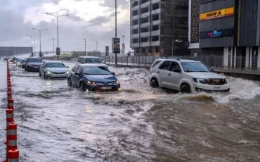 Последствия дождей в Дубае / Khaleej Times