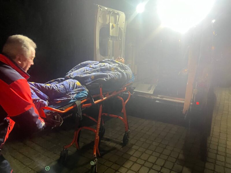 Леонид Волков после нападения. Фото: t.me/ioannZH