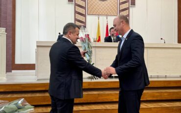 Валерий Ребковец поздравил Ивана Ребковца