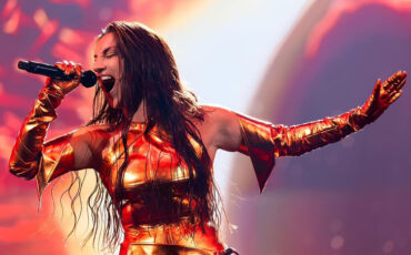 Певица Нутса Бузаладзе на «Евровидении», 8 мая 2024 год