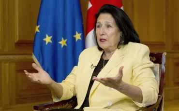 Саломе Зурабишвили. Фото: AP Photo/Shakh Aivazov