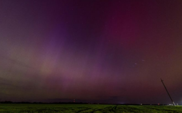 Небо над Пинском, фото из соцсетей.