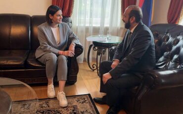 Светлана Тихановская и Арарат Мирзоян в Вильнюсе 20 июня 2024 года. Фото: t.me/tsikhanouskaya