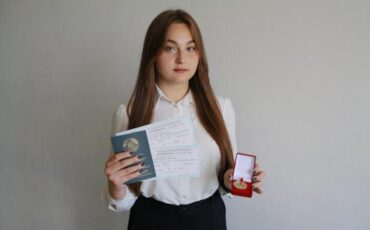 Полина Дерибо. Фото: Telegram/MinobrofBelarus