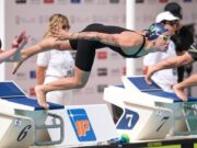 Ана Каролина Виейра на дистанции 200 метров вольным стилем в Риме, Италия, 21 июня 2024 года. Фото: Reuters