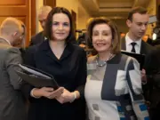 Светлана Тихановская и Нэнси Пелоси / Офис Светланы Тихоновской