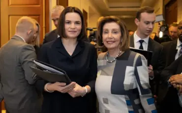 Светлана Тихановская и Нэнси Пелоси / Офис Светланы Тихоновской