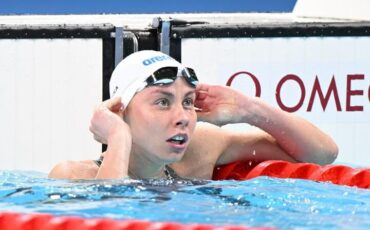 Алина Змушко на Олимпиаде в Париже, 28 июля 2024 года. Фото: t.me/olympicteamby