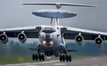 Самолет А-50, пострадавший во время диверсии / 