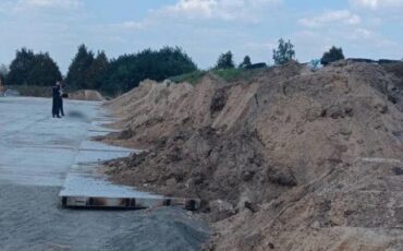 Место гибели рабочего в Кобринском районе, 30 августа 2024 года. Фото: УСК по Брестской области