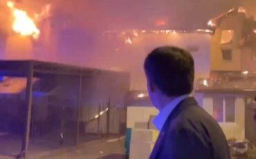 Последствия удара по Белгороду. Скриншот: видео из телеграм-канала Гладкова