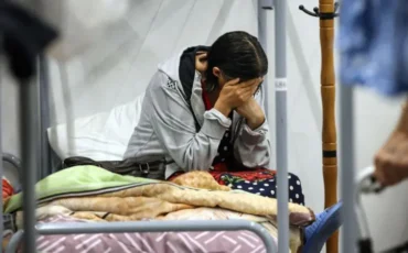 В одном из центров временного содержания для эвакуированных из прифронтовых районов Курской области, 29 августа 2024 года