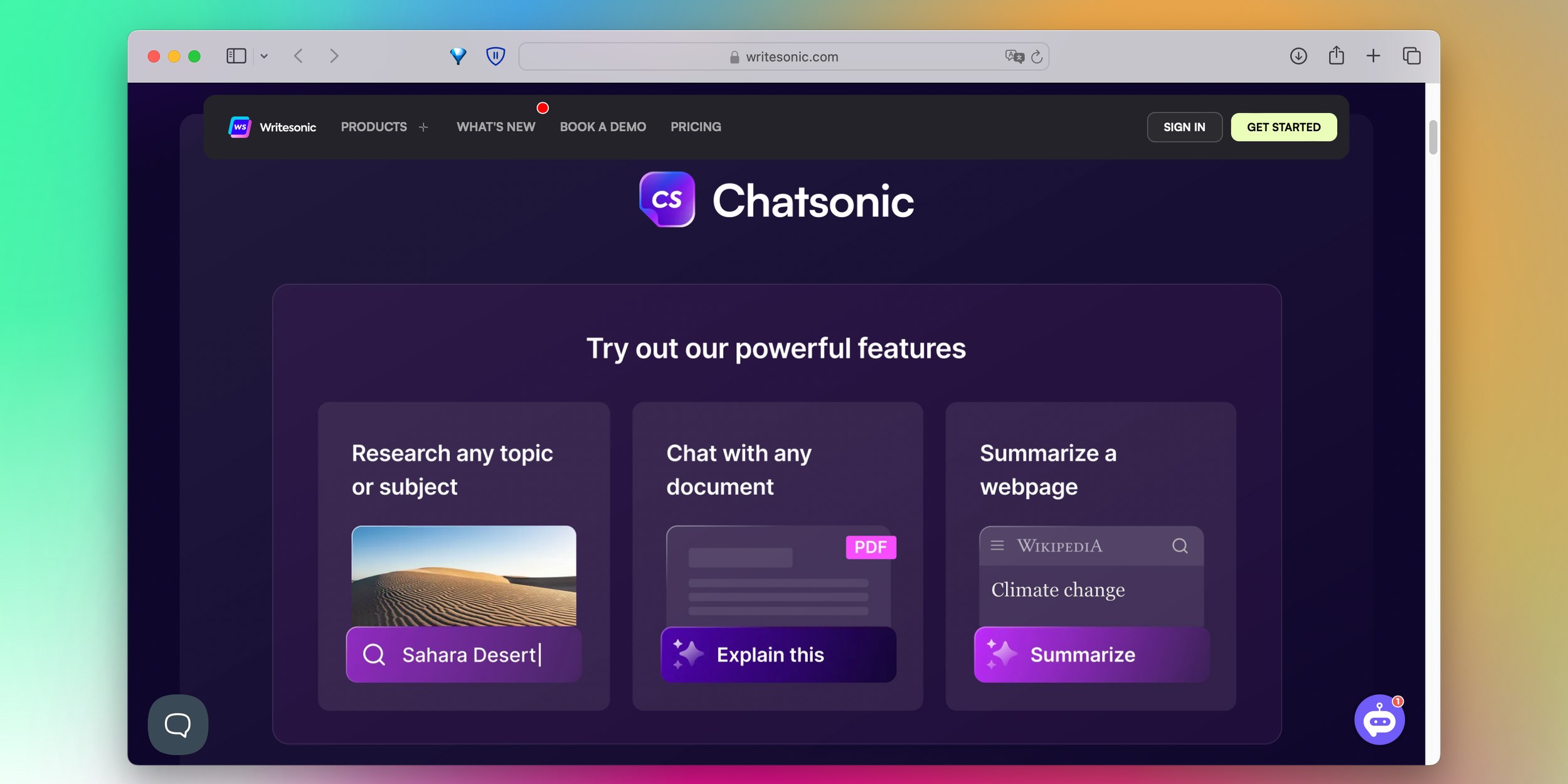 Аналоги ChatGPT: Chatsonic