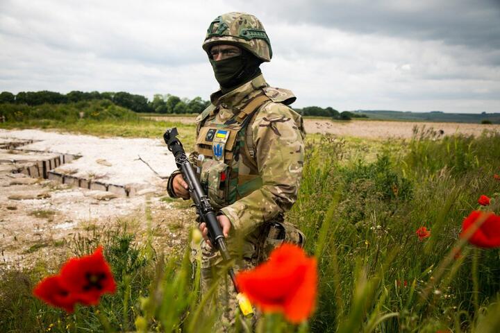 Украинский военнослужащий во время боевой подготовки, сентябрь 2024 года. Фото: https://t.me/generalstaff_ua