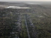 азрушенная Клещеевка. Фото: AP Photo / Alex Babenko