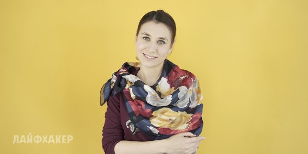Шаль Как завязывать шарф: шаль