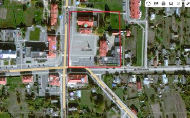 Вероятное место падения беспилотника в Хойниках. Скриншот ресурса «Яндекс. Карты»