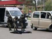 Изображение носит иллюстративный характер. На снимке тренировка беларусских силовиков, осень 2024 года. Фото: t.me/pressmvd