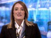 Роберта Метсола. Скриншот видео