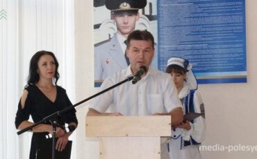 Анатолий Захаркевич на городском мероприятии, фото из архива Медиа-Полесья, 2019 год