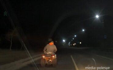 Как пьяный пытался скрыться от ГАИ на квадроцикле, media-polesye.com