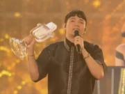 Певец JJ (Джей Джей) представлял Австрию. Скриншот трансляции