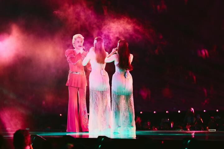 Украинская группа Ziferblat с песней Bird of Pray. Базель, 13 мая 2025 года. Фото: eurovision.tv