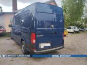 Volkswagen Crafter в деревне Ячево Слуцкого района, май 2025 года. Фото: УГАИ УВД Миноблисполкома