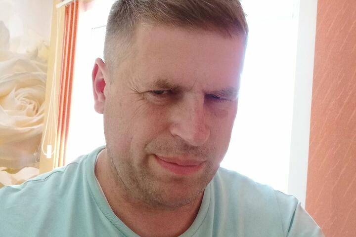 Экс-преподаватель БНТУ Михаил Щукин, сентябрь 2023 года. Фото: страница Михаила во «ВКонтакте»