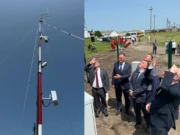 Открытие метеостанции в Столине