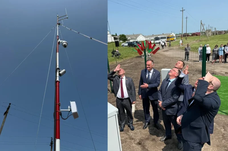 Открытие метеостанции в Столине