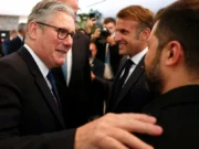 Кир Стармер, Эмманюэль Макрон и Владимир Зеленский. Фото: Simon Dawson / No 10 Downing Street