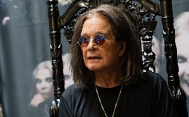 LONG BEACH, CALIFORNIA - SEPTEMBER 10: Musician Ozzy Osbourne signs copies of his album 