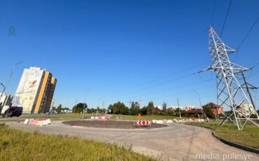 Строительство кольца на пересечении улиц Пучкова и Космонавтов (м-н Жемчужный)