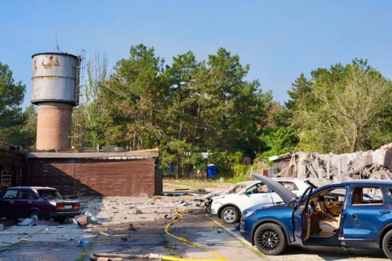 РФ обстреляла место, где отдыхали мирные жители / фото Запорожская ОГА