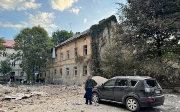 Последствия удара по Львову. Фото: тг-канал мэра города