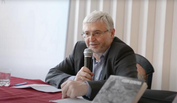 Лешек Шерепка, экс-посол Польши в Беларуси. Скриншот видео университета Белостока