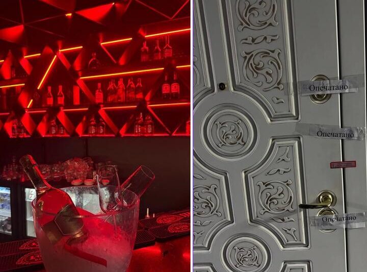 Заведение, в которое пришли проверяющие. Август 2025 года, Минск. Фото: @imnsrb_minsk