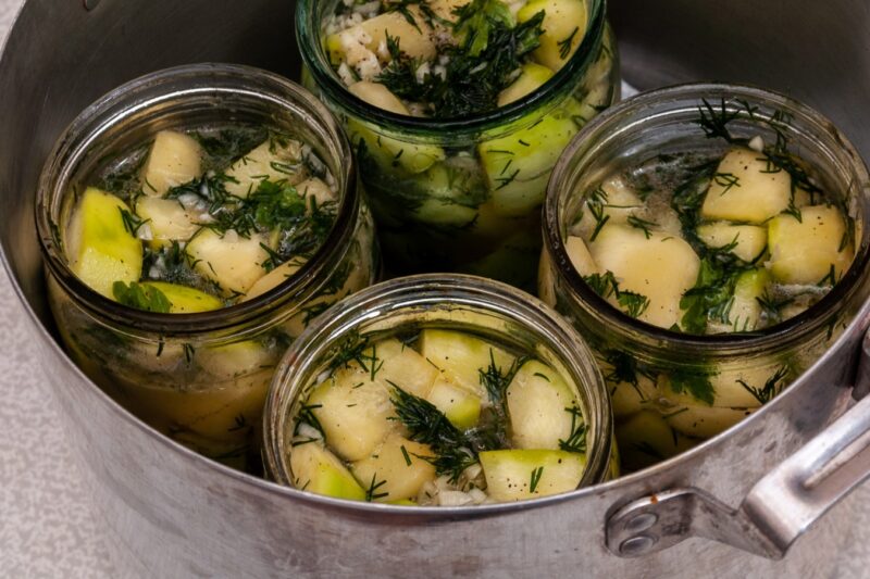 Салат из переросших огурцов на зиму