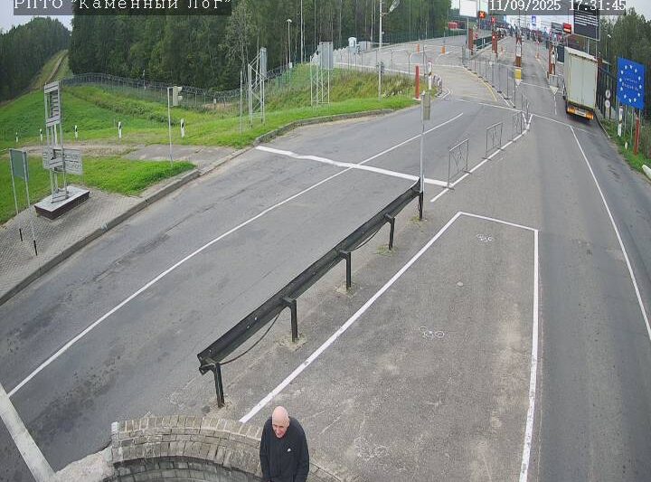 Николай Статкевич на границе 11 сентября. Скриншот