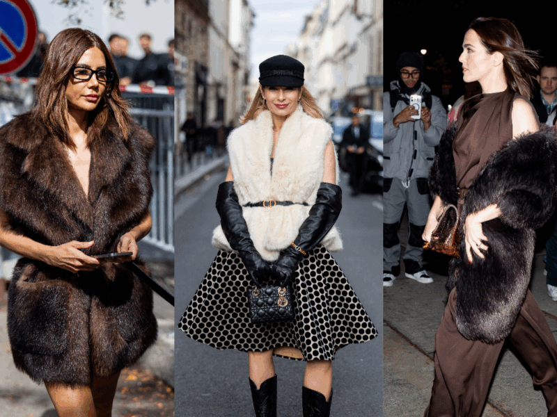 Меховые жилетки снова в тренде, но не те, что мы любили в нулевых