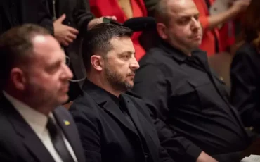 Владимир Зеленский, Андрей Ермак (слева) и Рустем Умеров во время разговора в Белом доме в пятницу. Фото: из телеграм-канала президента Украины