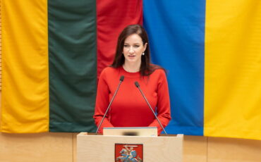 Инга Ругинене. Фото: канцелярия Сейма Литвы