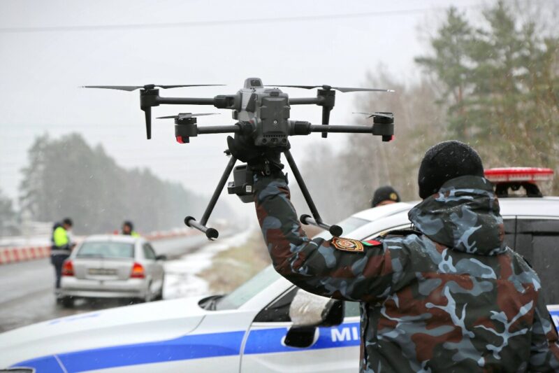 В наблюдение ГАИ задействует дроны. Фото av.by