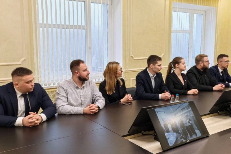 Во время встречи в Столинском райисполкоме. Фото: Столинский телеграм