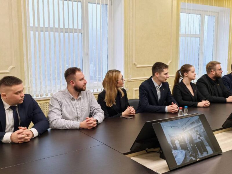 Во время встречи в Столинском райисполкоме. Фото: Столинский телеграм