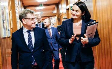 Йоханн Вадефуль и Светлана Тихановская Фото: аккаунт Йоханна Вадефуля в Х